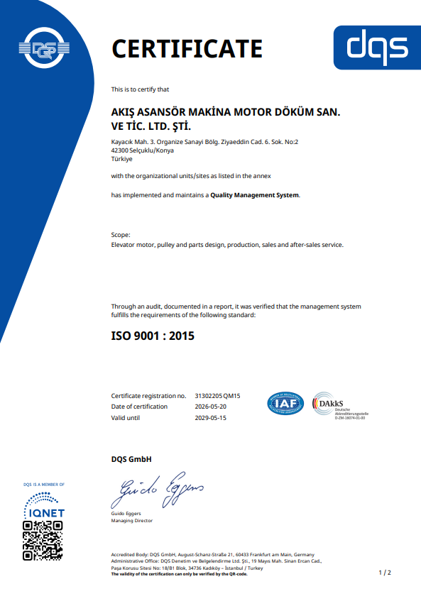 ISO 9001 2026-2029